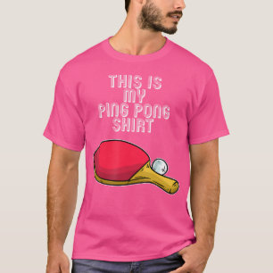 Camiseta Cotação Mesa de Tênis de de Hobby Ping Pong