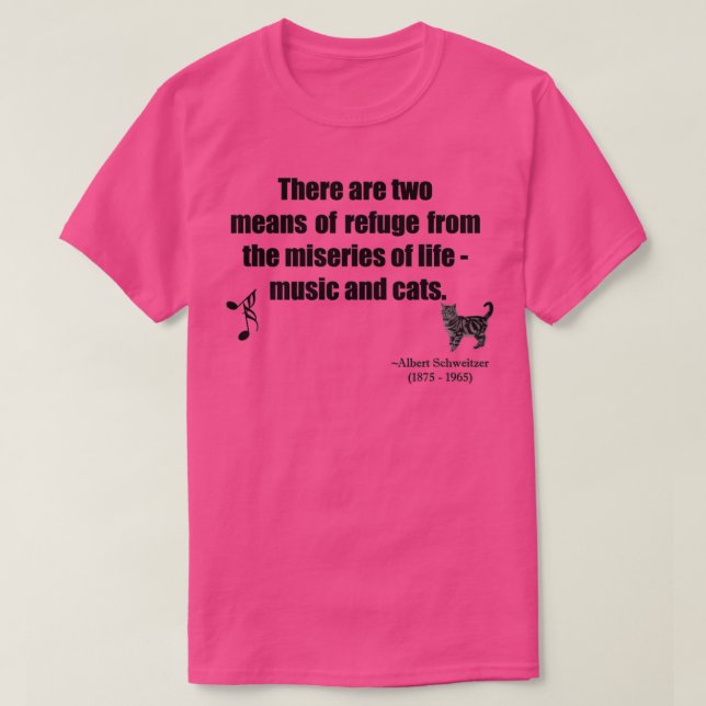 Camiseta Cotação Música e Gatos (Frente do Design)
