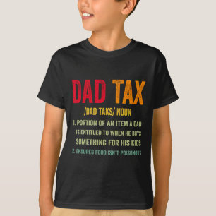 Camiseta Cotação Roupa de Definição de Imposto de Pai de Vi