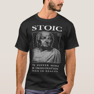 Camiseta Cotação Seneca u201CIn Imaginationu201D Stoicism