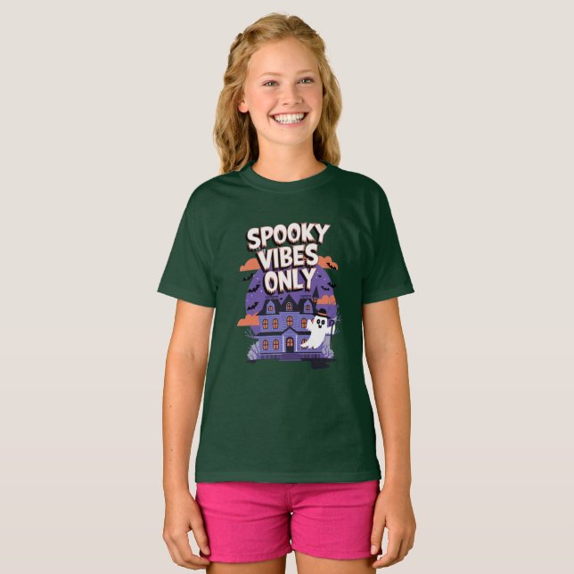 Camiseta Cotações da Estação Spooky (Frente Completa)