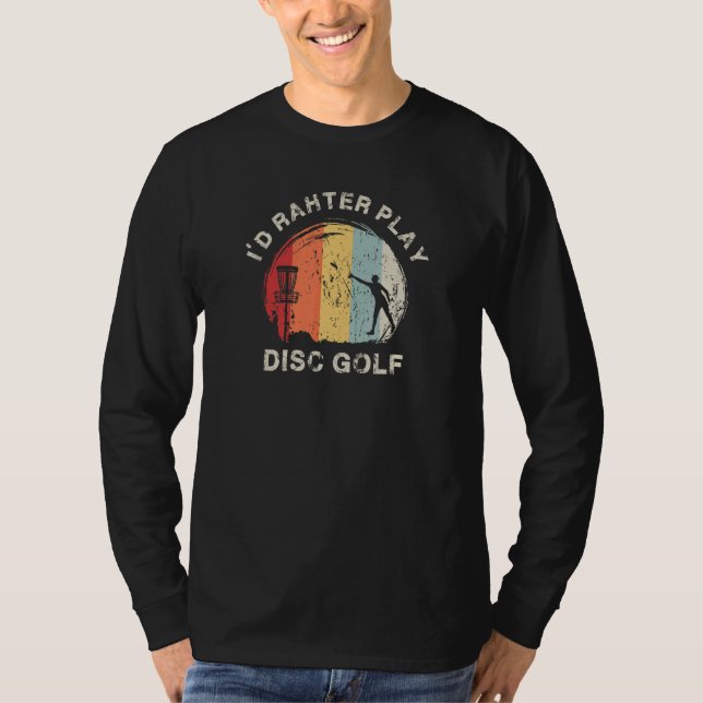 Camiseta Cotações de Disco de Golfe Gráfico Jogador de Disc (Frente)