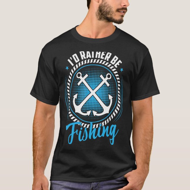 Camiseta Cotações de Pescadores Pescando Peixes Peixes   Pe (Frente)