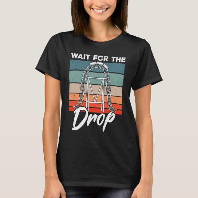 Camiseta Cotações De Porta copos Roller Para O Parque De Am (Frente)