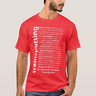 Camiseta Cotações de Trainspottingrainspotting