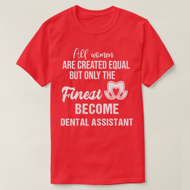 Camiseta Cotações do Assistente Dental Engraçado (Frente do Design)