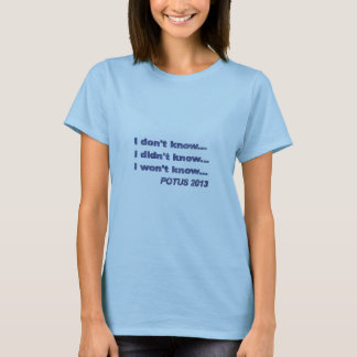 Camiseta Cotações do Presidente 2013
