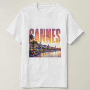 Camiseta Côte Dourada da Riviera Francesa de Cannes