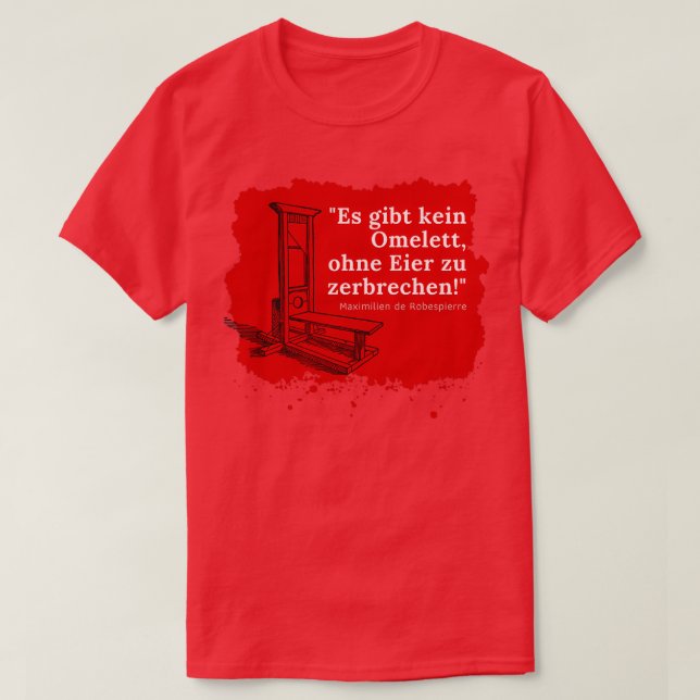 Camiseta Cote Robespierre (Frente do Design)
