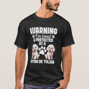 Camiseta Coton De Tulear Amante de Animais de Estimação Avi