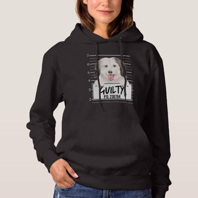 Camiseta Coton De Tulear Mugshot Guilty Dog (Frente)