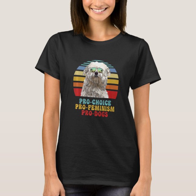 Camiseta Coton De Tulear Pro Choice Pro Feminismo (Frente)