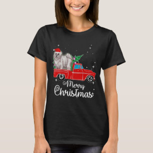 Camiseta Coton De Tulear Ride Red Truck Natal