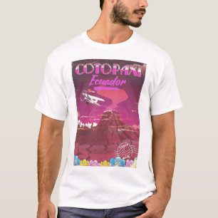 Camiseta Cotopaxi, poster de viagens de CORREIO AÉREO Equad