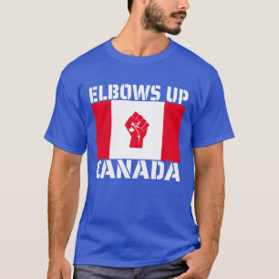 Camiseta Cotovele Para Cima Canadá - Canadenses Orgulhosos