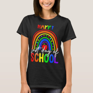 Camiseta Cotovelo Colorido Feliz Dia Passado de Graduação E