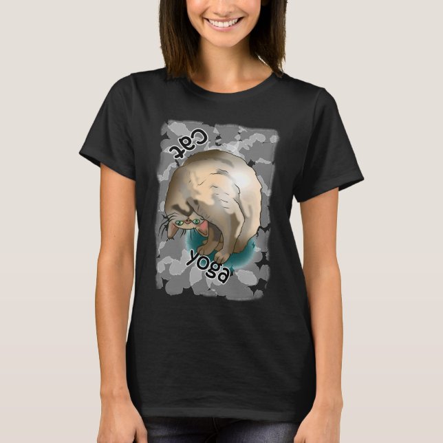 Camiseta Cotovelo Gato-Gato Esticado (Frente)