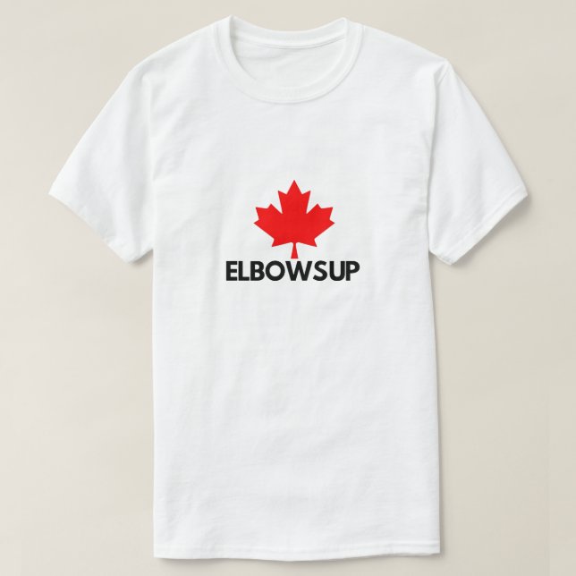 Camiseta cotovelo para cima (Frente do Design)