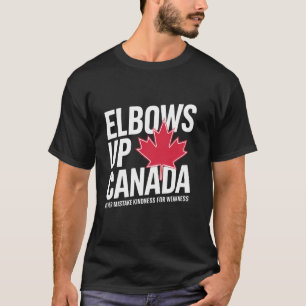 Camiseta Cotovelos Acima Canadá Verdadeiro Norte Forte Livr