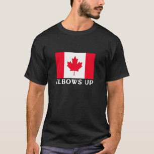 Camiseta COTOVELOS ACIMA O CANADÁ NÃO ESTÁ À VENDA Bandeira