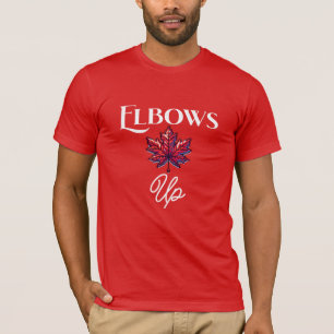 Camiseta Cotovelos de Arte Pixel para Cima   Suporte e Ally
