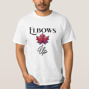 Camiseta Cotovelos de Arte Pixel para Cima   Suporte e Ally