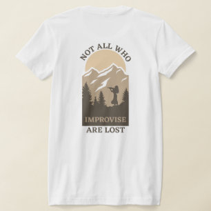 Camiseta Cotovia Violino Nem Todos Que Improvisam Estão Per