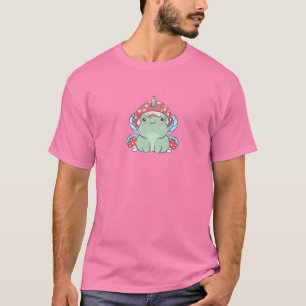 Camiseta Cottagecore Aestético Kawaii Fairy Unicorn Sapo M