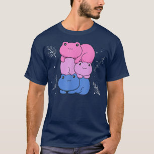 Camiseta Cottagecore Aestético Kawaii Sapo empilha Biseual