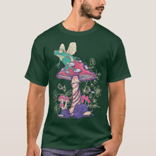 Camiseta Cottagecore Aestético Mushroom Fairycore Fungi Par