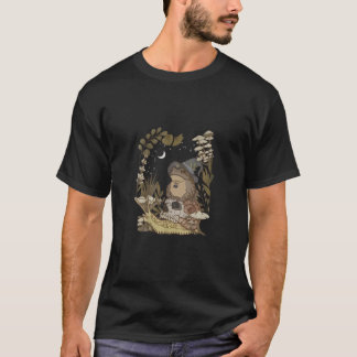 Camiseta Cottagecore Cogumelo Botânico Bruxa Sapo Goblinc
