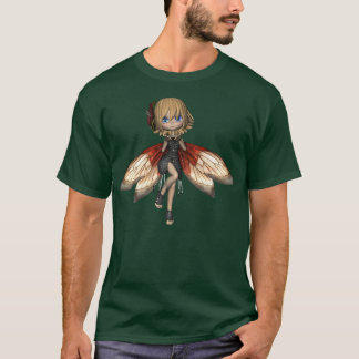 Camiseta cottagecore fada grunge manga-de-churrasco