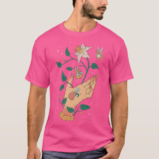 Camiseta Cottagecore Fada Linda Aestética Fairwave Fa