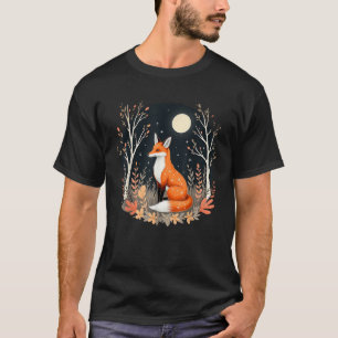 Camiseta Cottagecore Fox Pagã Caprichosa Goblincore Wicca W