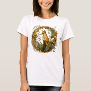 Camiseta Cottagecore Fox Vintage