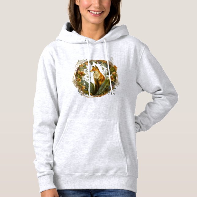 Camiseta Cottagecore Fox Vintage (Frente)