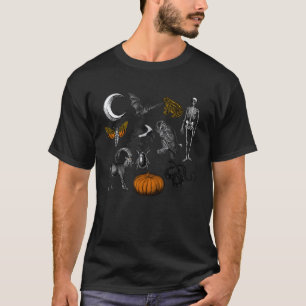 Camiseta Cottagecore Halloween Professor Sinistro De Volta