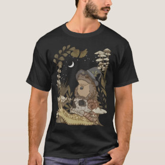 Camiseta Cottagecore Mushroom Botanical Witchy Frog Goblinc