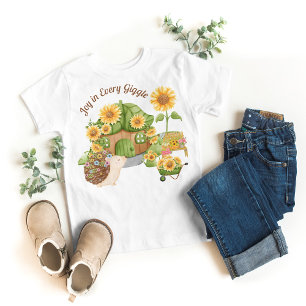 Camiseta Cottagecore Porcupine Girassol