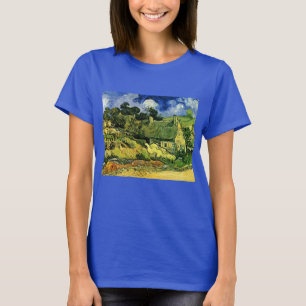 Camiseta Cottages achados, Cordeville por Vincent van Gogh