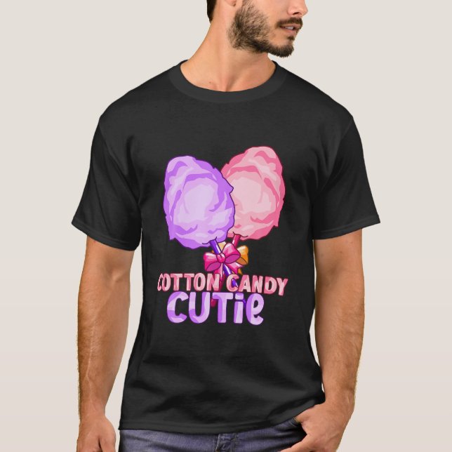 Camiseta Cotton Candy Cutie Engraçado Fodora De Halloween (Frente)