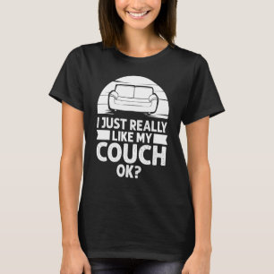 Camiseta Couch cita Sala de Batata de Sofá