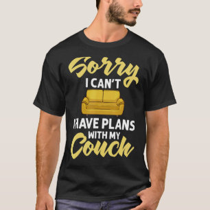 Camiseta Couch cita Sala de Batata de Sofá