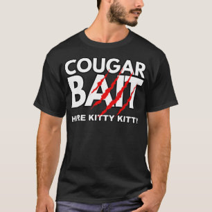 Camiseta Cougar Bait Dia de as Bruxas engraçado Costume Mul