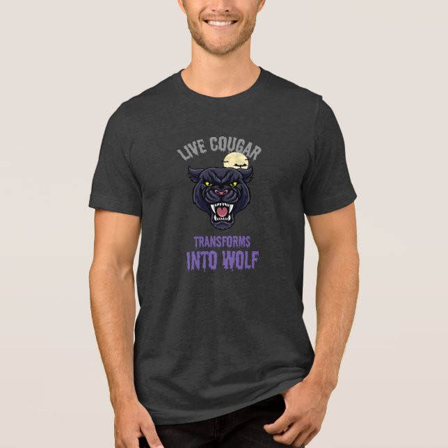 Camiseta cougar live  (Frente)