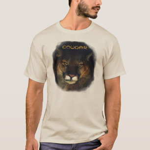 Camiseta Cougar Mountain Lion Big Cat Paisagem 3