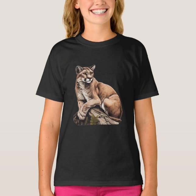 Camiseta Cougar Mountain Lion Lover (Frente)