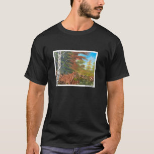 Camiseta Cougars Leões Dos Animais De Montanha Do Mundo