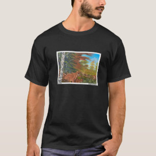 Camiseta Cougars Leões Dos Animais De Montanha Do Mundo