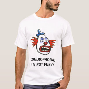 Camiseta Coulrophobia: Não é engraçado